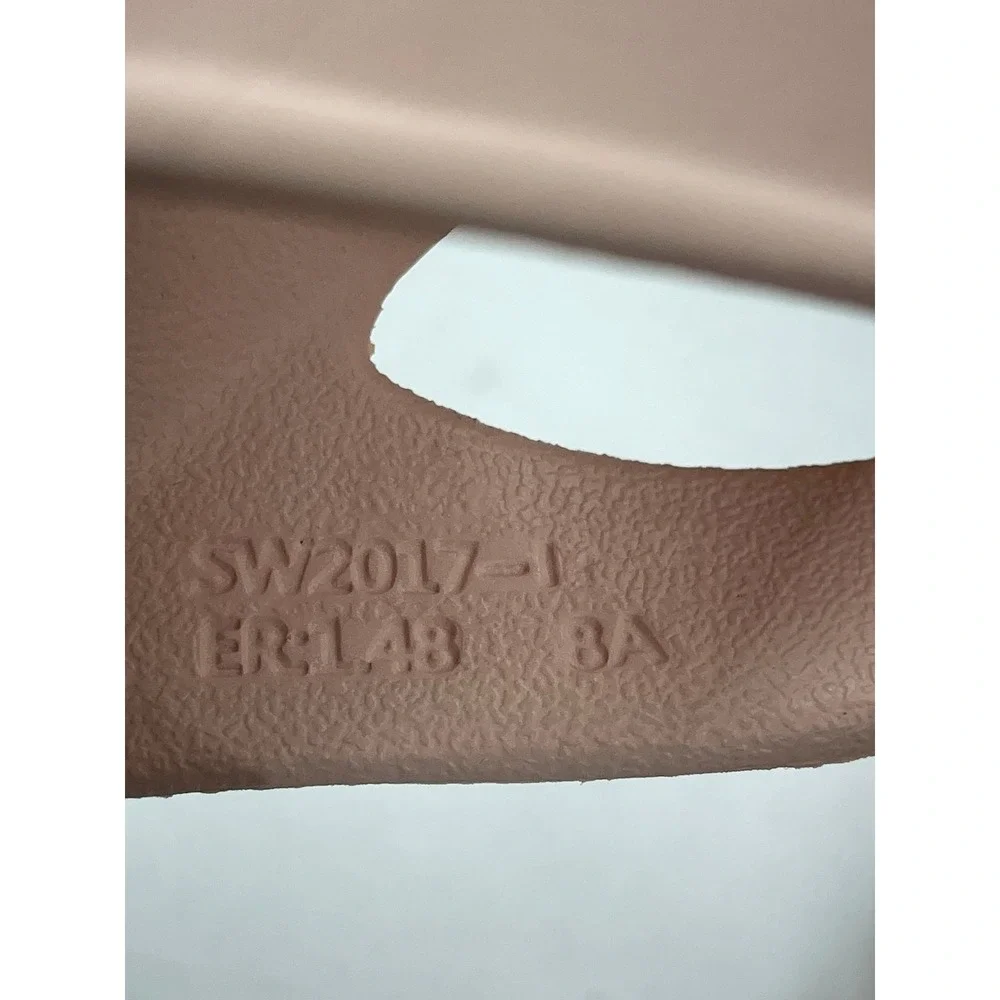 Stuart Weitzman Goldie Jelly Sandals Blush Pink T-Strap Thong Slides SW2017-1 8A